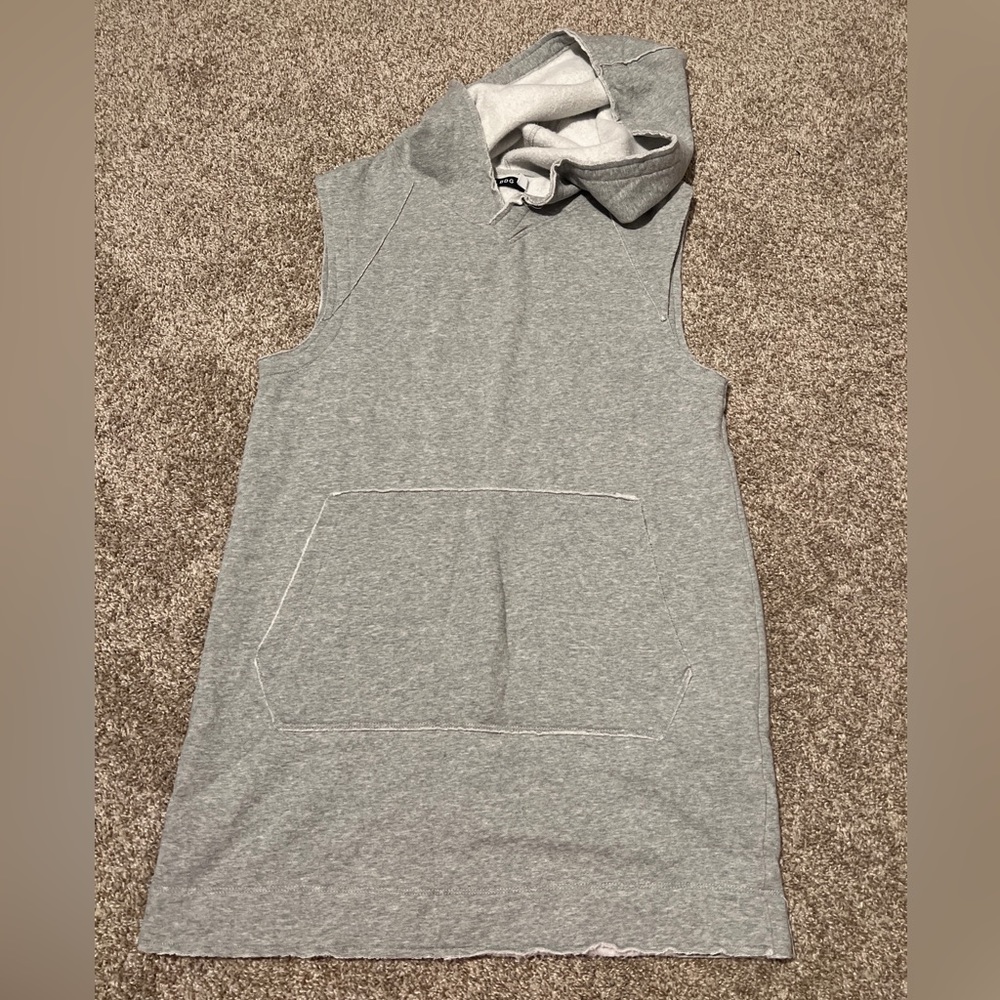Cut Off Sweatshirt Dress